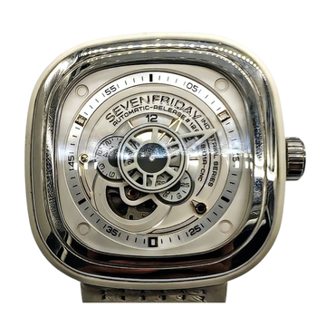 Sevenfriday 47.6mm Automatic White Dial Watch